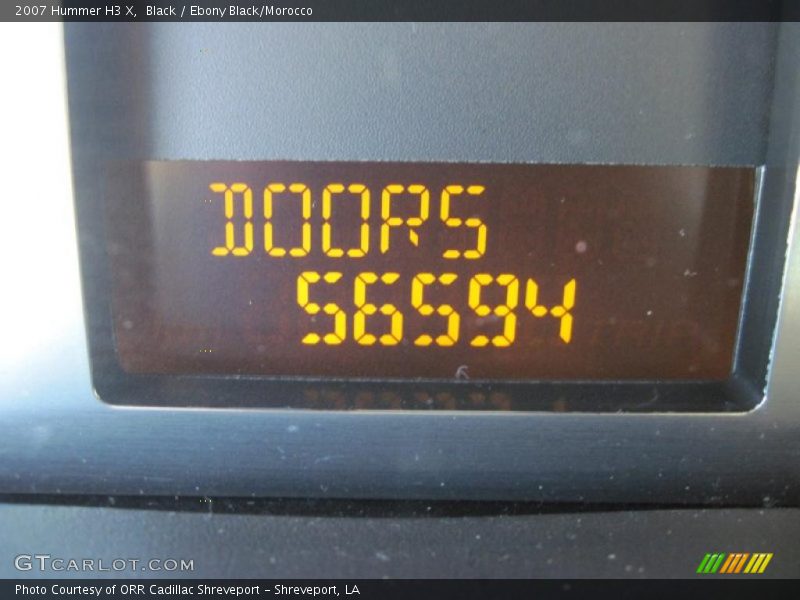 Black / Ebony Black/Morocco 2007 Hummer H3 X