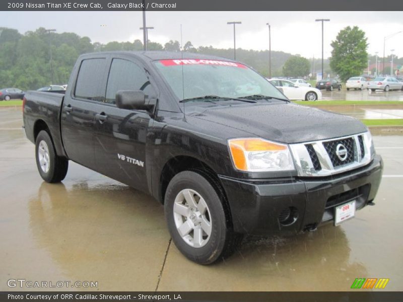 Galaxy Black / Charcoal 2009 Nissan Titan XE Crew Cab