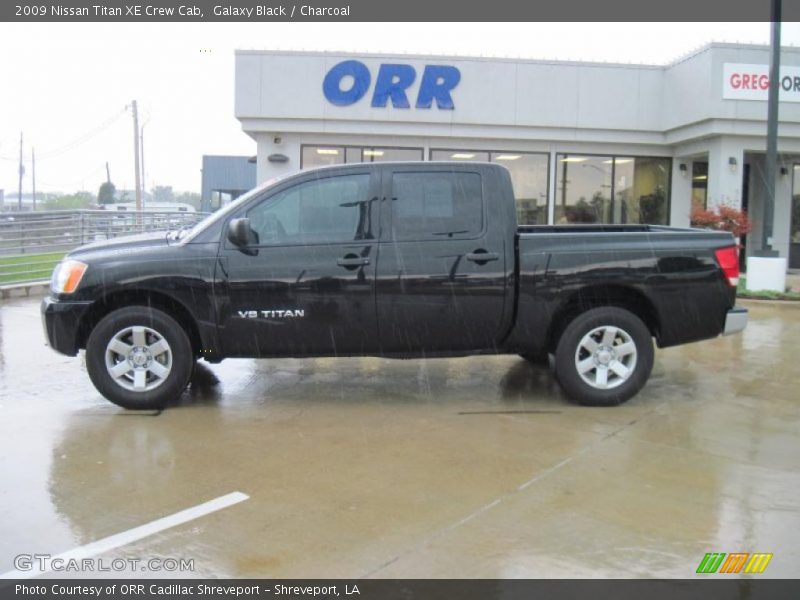 Galaxy Black / Charcoal 2009 Nissan Titan XE Crew Cab