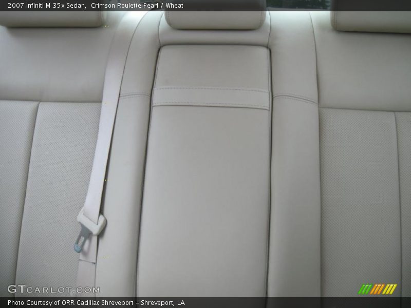 Crimson Roulette Pearl / Wheat 2007 Infiniti M 35x Sedan