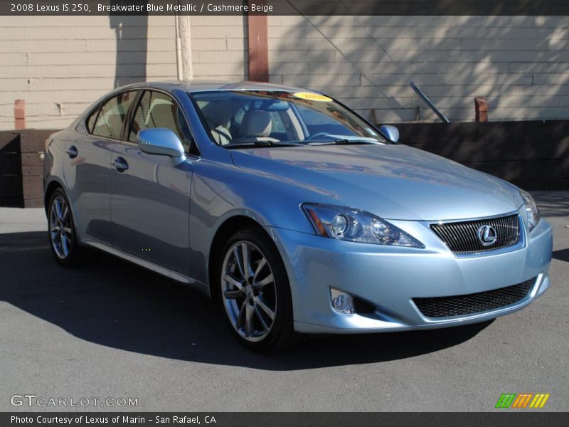 Breakwater Blue Metallic / Cashmere Beige 2008 Lexus IS 250