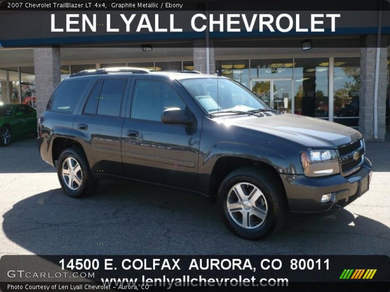 Graphite Metallic / Ebony 2007 Chevrolet TrailBlazer LT 4x4