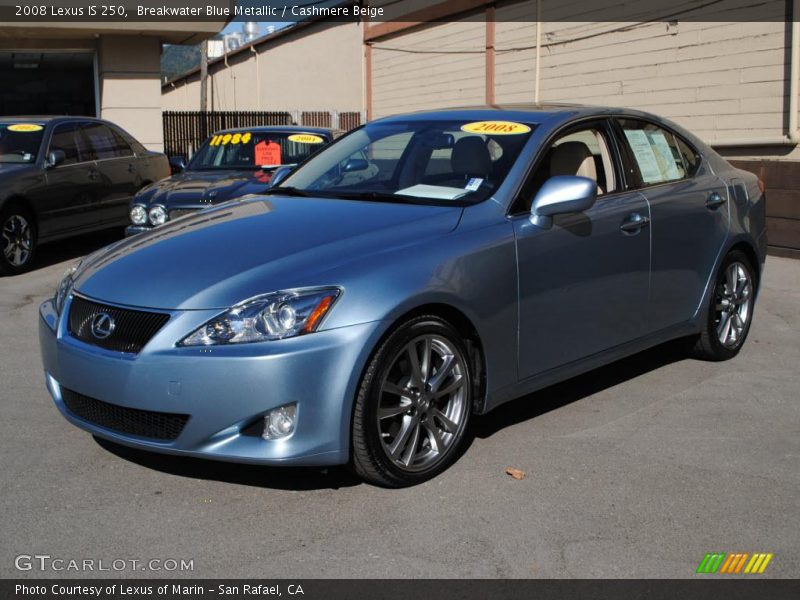 Breakwater Blue Metallic / Cashmere Beige 2008 Lexus IS 250