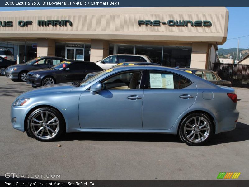 Breakwater Blue Metallic / Cashmere Beige 2008 Lexus IS 250