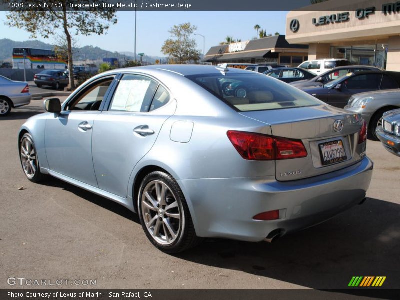 Breakwater Blue Metallic / Cashmere Beige 2008 Lexus IS 250