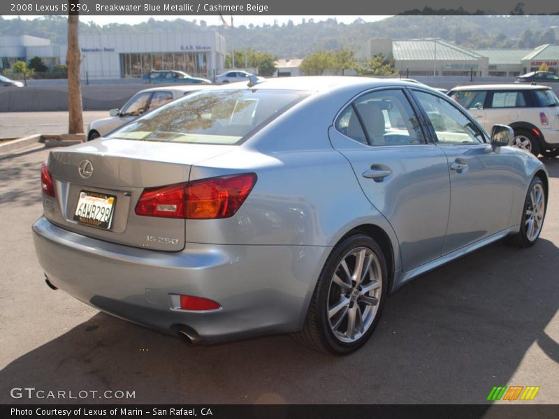 Breakwater Blue Metallic / Cashmere Beige 2008 Lexus IS 250