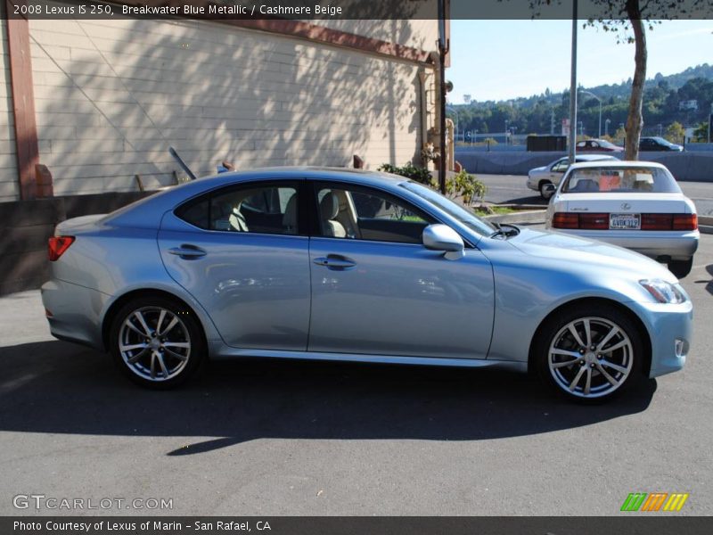 Breakwater Blue Metallic / Cashmere Beige 2008 Lexus IS 250
