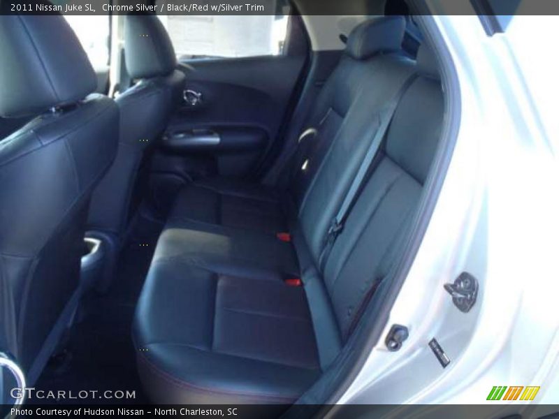  2011 Juke SL Black/Red w/Silver Trim Interior