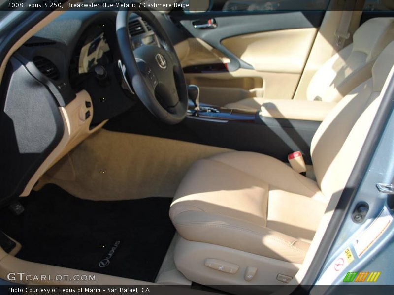 Breakwater Blue Metallic / Cashmere Beige 2008 Lexus IS 250