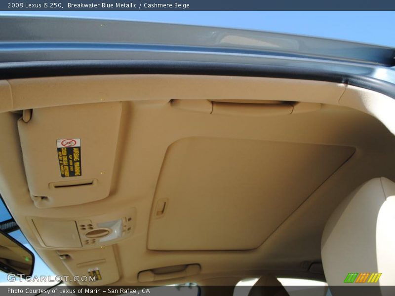 Breakwater Blue Metallic / Cashmere Beige 2008 Lexus IS 250