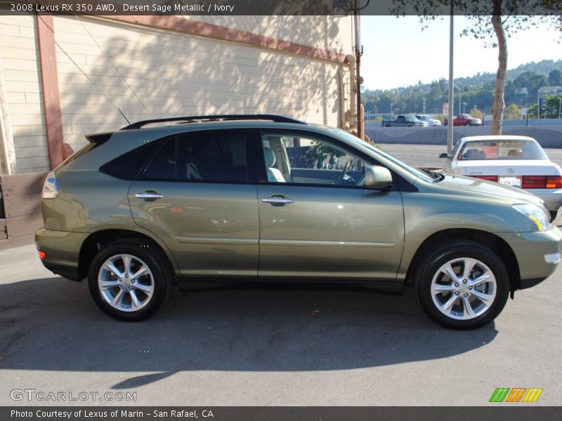Desert Sage Metallic / Ivory 2008 Lexus RX 350 AWD