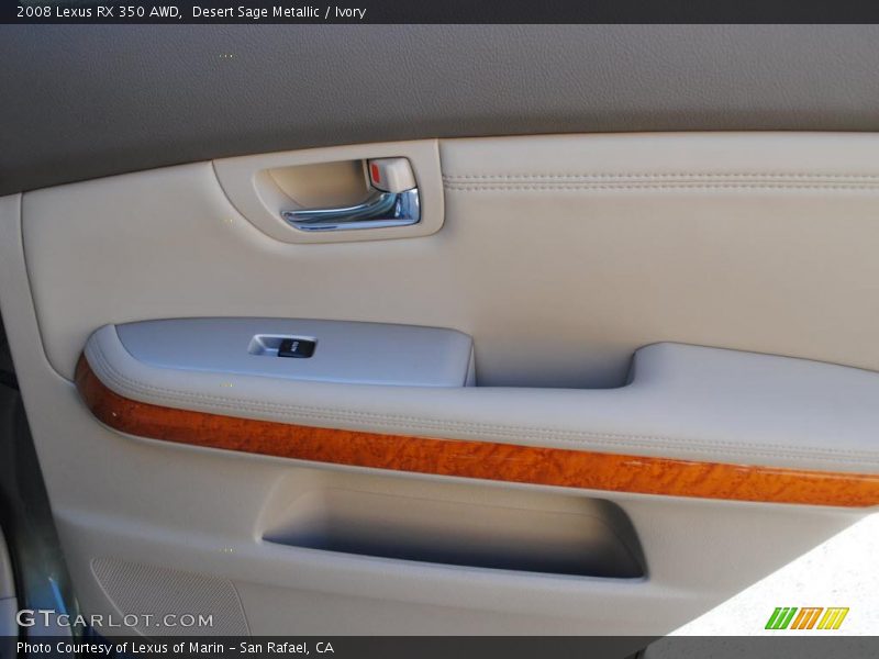 Desert Sage Metallic / Ivory 2008 Lexus RX 350 AWD