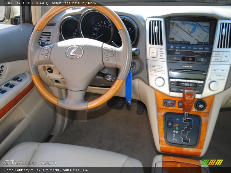 Desert Sage Metallic / Ivory 2008 Lexus RX 350 AWD