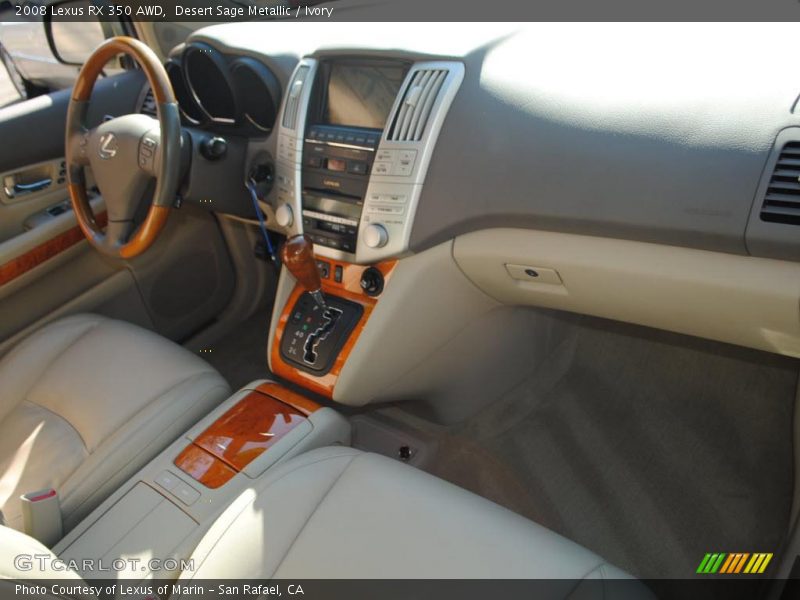 Desert Sage Metallic / Ivory 2008 Lexus RX 350 AWD