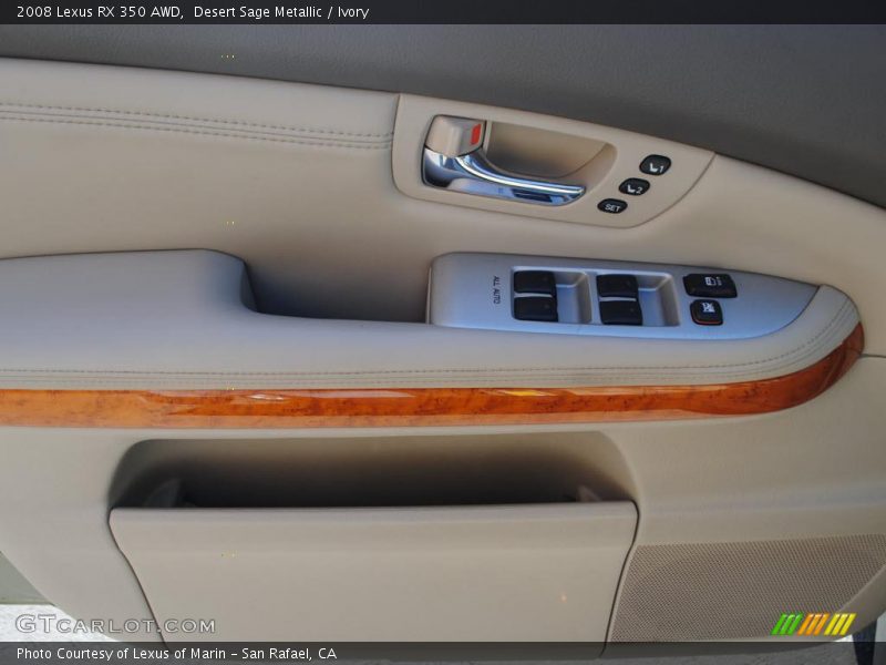 Desert Sage Metallic / Ivory 2008 Lexus RX 350 AWD