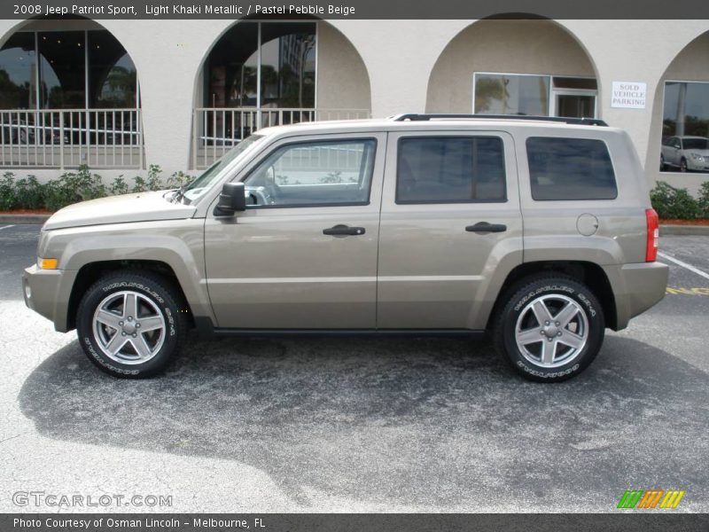 Light Khaki Metallic / Pastel Pebble Beige 2008 Jeep Patriot Sport