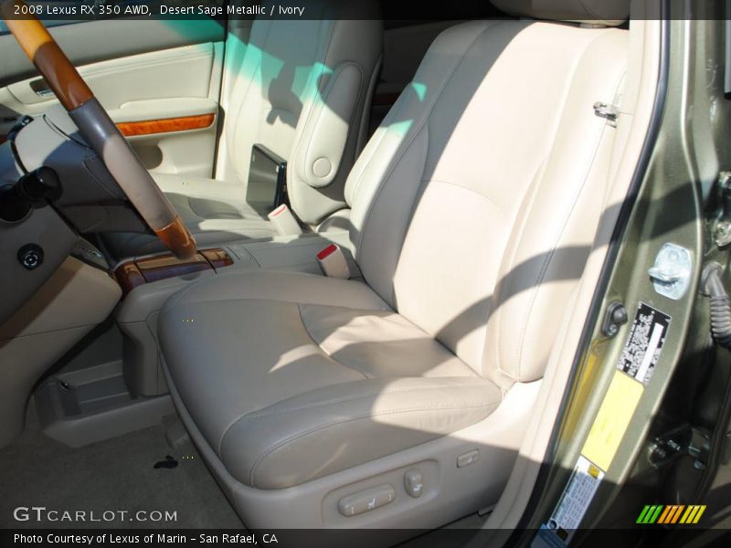 Desert Sage Metallic / Ivory 2008 Lexus RX 350 AWD
