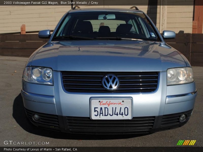 Blue Silver Metallic / Grey 2003 Volkswagen Passat GLS Wagon