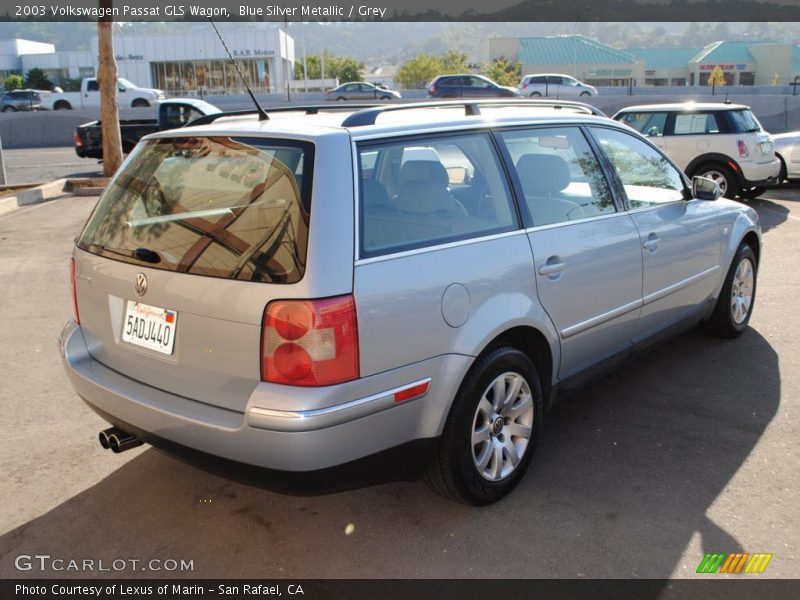 Blue Silver Metallic / Grey 2003 Volkswagen Passat GLS Wagon
