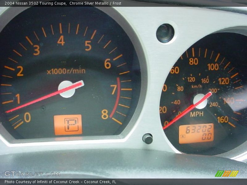 Chrome Silver Metallic / Frost 2004 Nissan 350Z Touring Coupe
