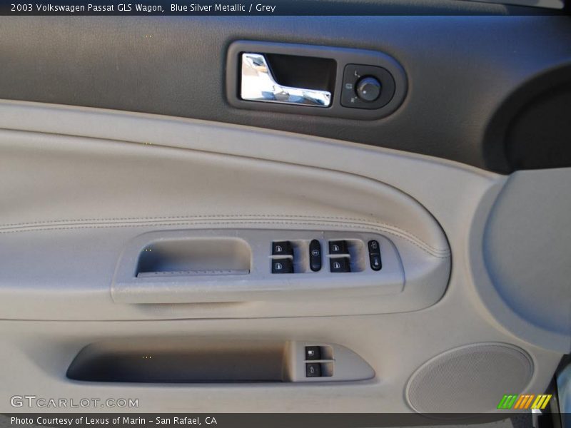 Blue Silver Metallic / Grey 2003 Volkswagen Passat GLS Wagon