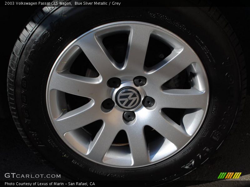 Blue Silver Metallic / Grey 2003 Volkswagen Passat GLS Wagon