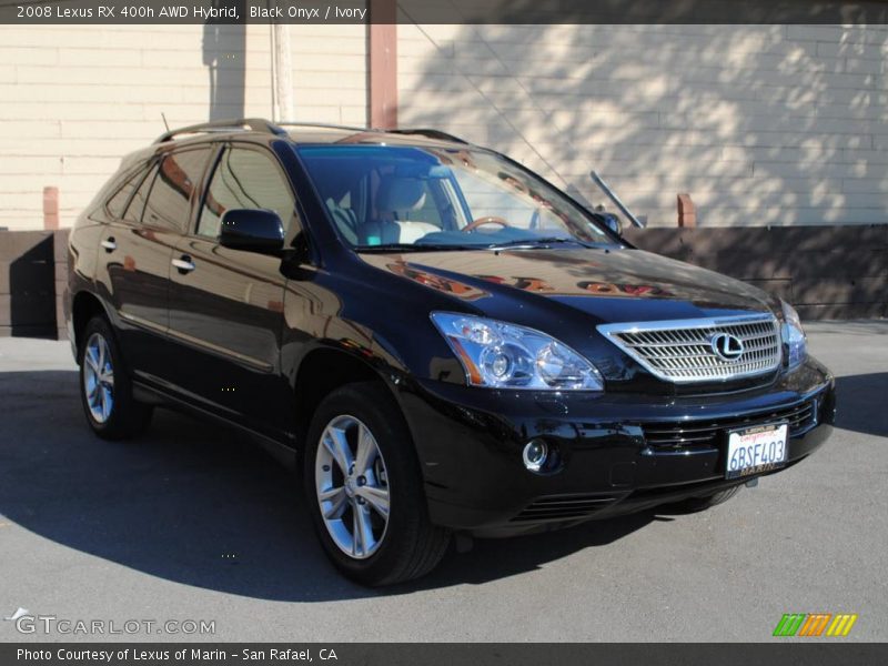 Black Onyx / Ivory 2008 Lexus RX 400h AWD Hybrid