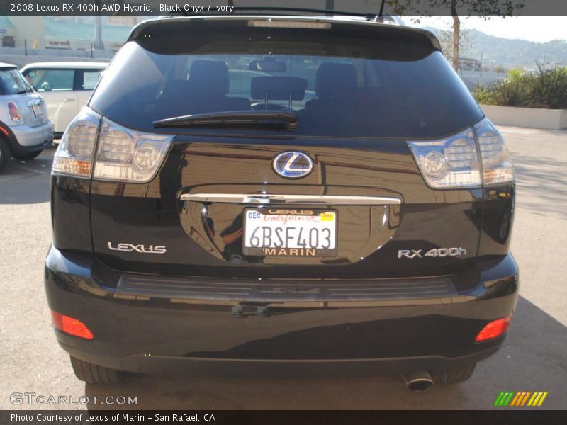 Black Onyx / Ivory 2008 Lexus RX 400h AWD Hybrid