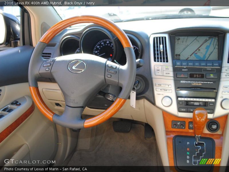 Black Onyx / Ivory 2008 Lexus RX 400h AWD Hybrid