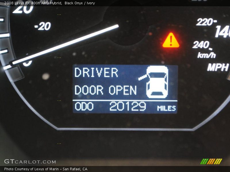 Black Onyx / Ivory 2008 Lexus RX 400h AWD Hybrid