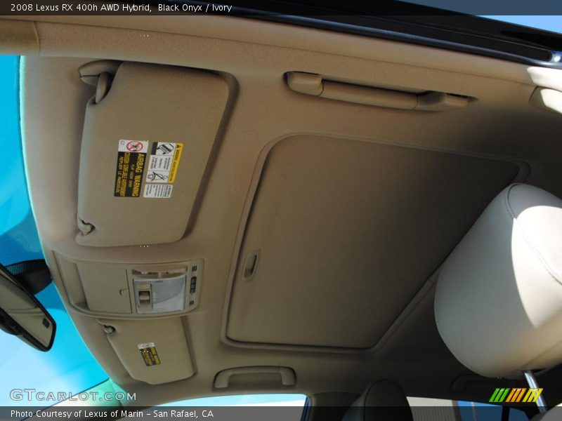 Black Onyx / Ivory 2008 Lexus RX 400h AWD Hybrid