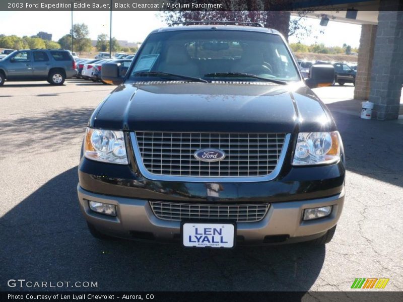 Black Clearcoat / Medium Parchment 2003 Ford Expedition Eddie Bauer