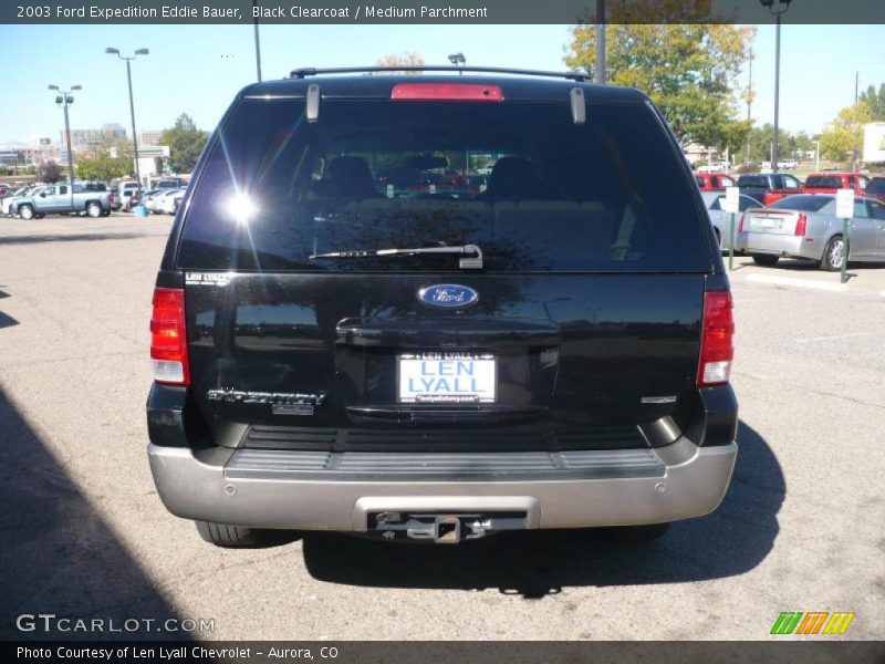 Black Clearcoat / Medium Parchment 2003 Ford Expedition Eddie Bauer