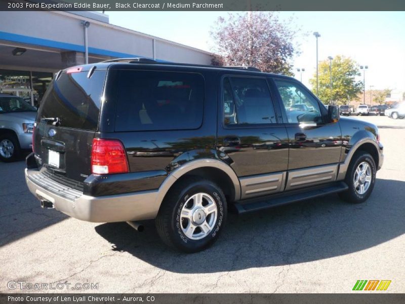 Black Clearcoat / Medium Parchment 2003 Ford Expedition Eddie Bauer