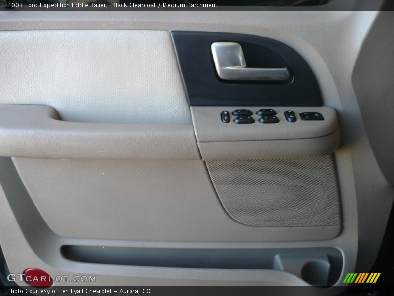 Black Clearcoat / Medium Parchment 2003 Ford Expedition Eddie Bauer