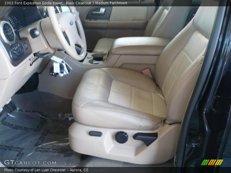 Black Clearcoat / Medium Parchment 2003 Ford Expedition Eddie Bauer