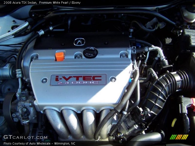 Premium White Pearl / Ebony 2008 Acura TSX Sedan
