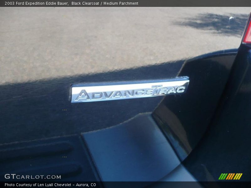 Black Clearcoat / Medium Parchment 2003 Ford Expedition Eddie Bauer
