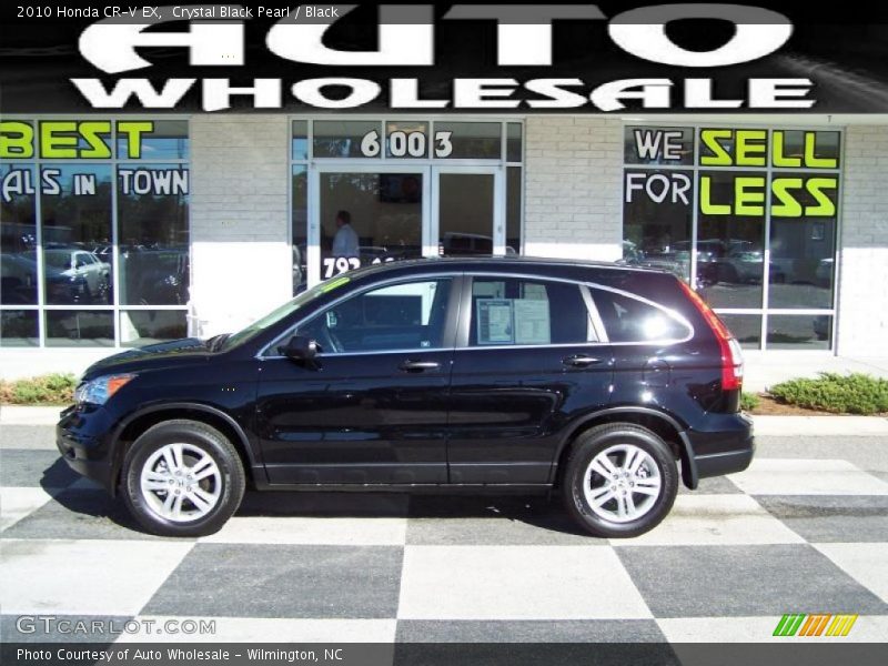 Crystal Black Pearl / Black 2010 Honda CR-V EX