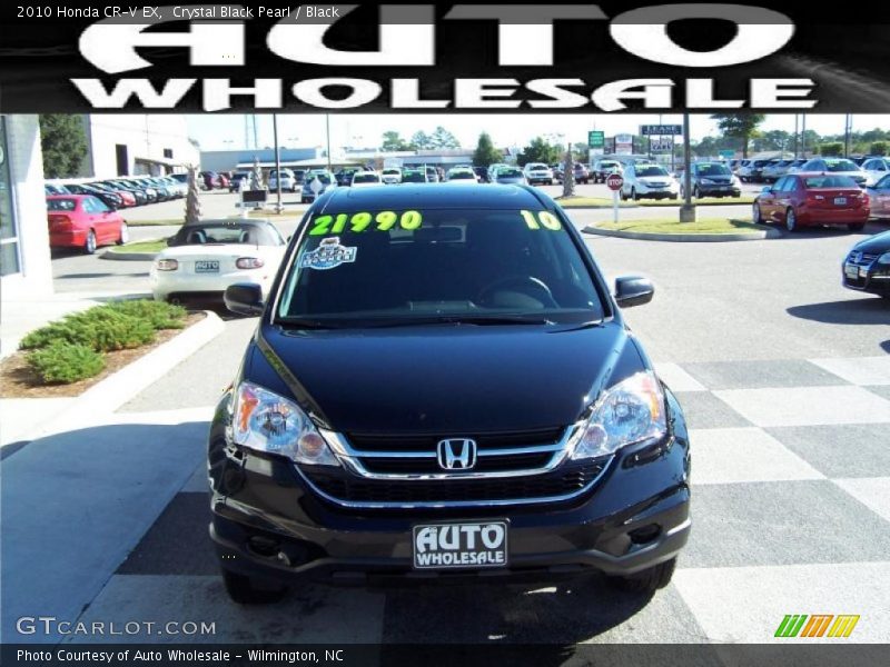 Crystal Black Pearl / Black 2010 Honda CR-V EX