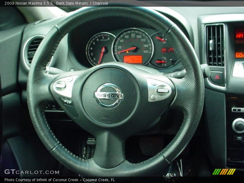 Dark Slate Metallic / Charcoal 2009 Nissan Maxima 3.5 S