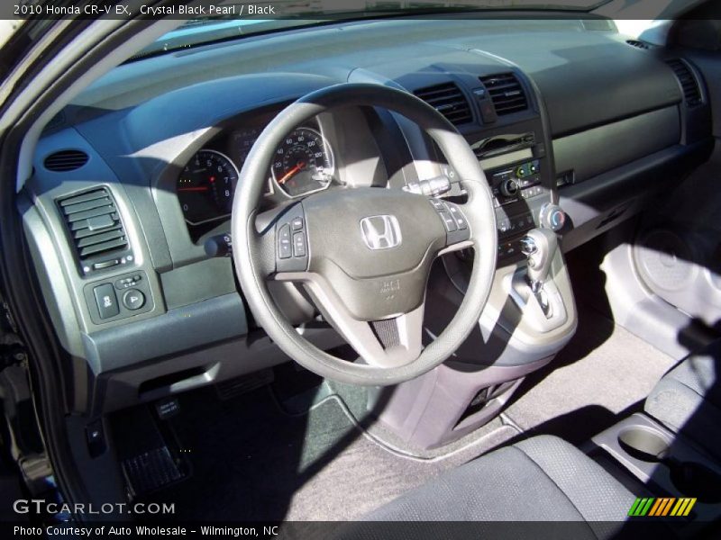 Crystal Black Pearl / Black 2010 Honda CR-V EX