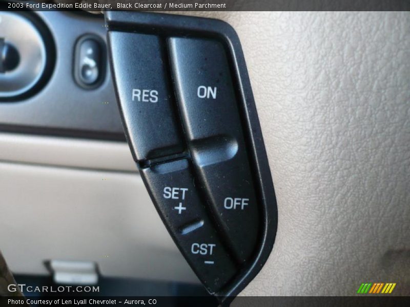 Black Clearcoat / Medium Parchment 2003 Ford Expedition Eddie Bauer