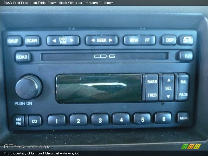 Black Clearcoat / Medium Parchment 2003 Ford Expedition Eddie Bauer