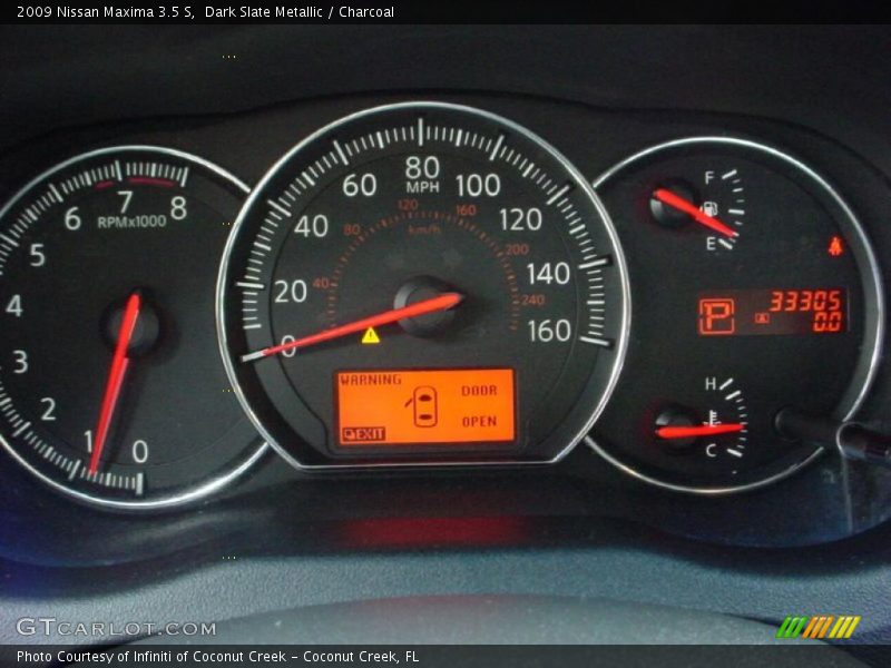 Dark Slate Metallic / Charcoal 2009 Nissan Maxima 3.5 S
