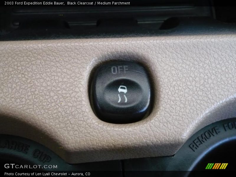 Black Clearcoat / Medium Parchment 2003 Ford Expedition Eddie Bauer