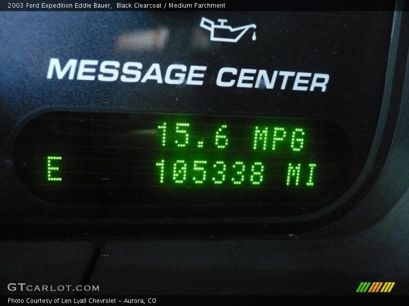 Black Clearcoat / Medium Parchment 2003 Ford Expedition Eddie Bauer