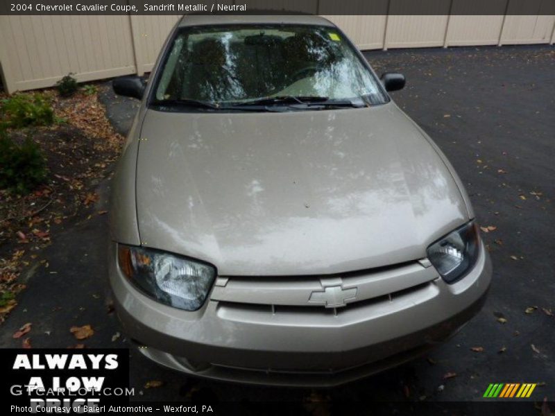 Sandrift Metallic / Neutral 2004 Chevrolet Cavalier Coupe