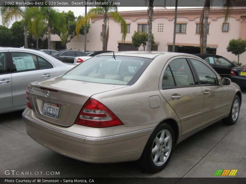 Desert Silver Metallic / Java 2002 Mercedes-Benz C 320 Sedan
