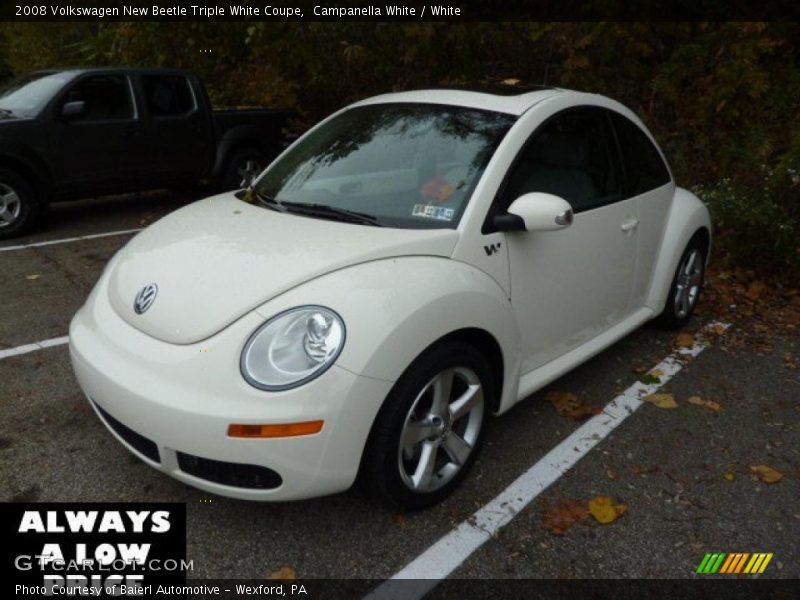 Campanella White / White 2008 Volkswagen New Beetle Triple White Coupe